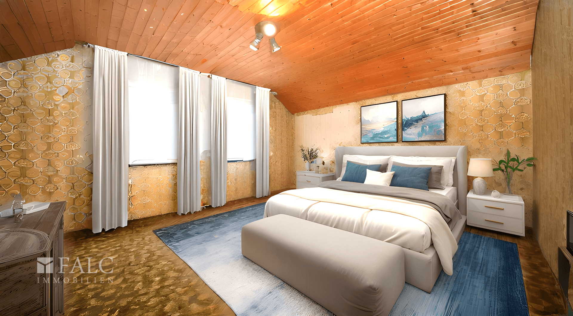 Schlafzimmer DG Vis.